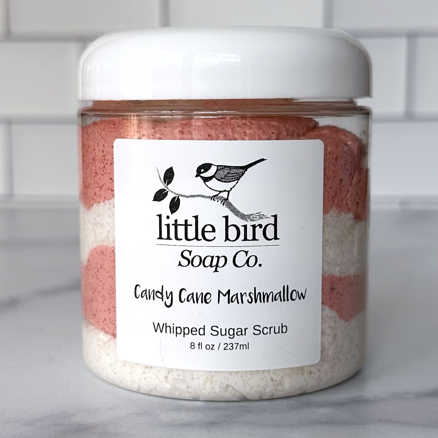 Whipped Sugar Scrub - Candy Cane Marshmallow