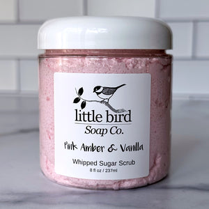 Whipped Sugar Scrub - Pink Amber & Vanilla